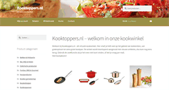 Desktop Screenshot of kooktoppers.nl