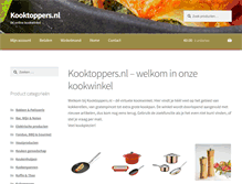 Tablet Screenshot of kooktoppers.nl